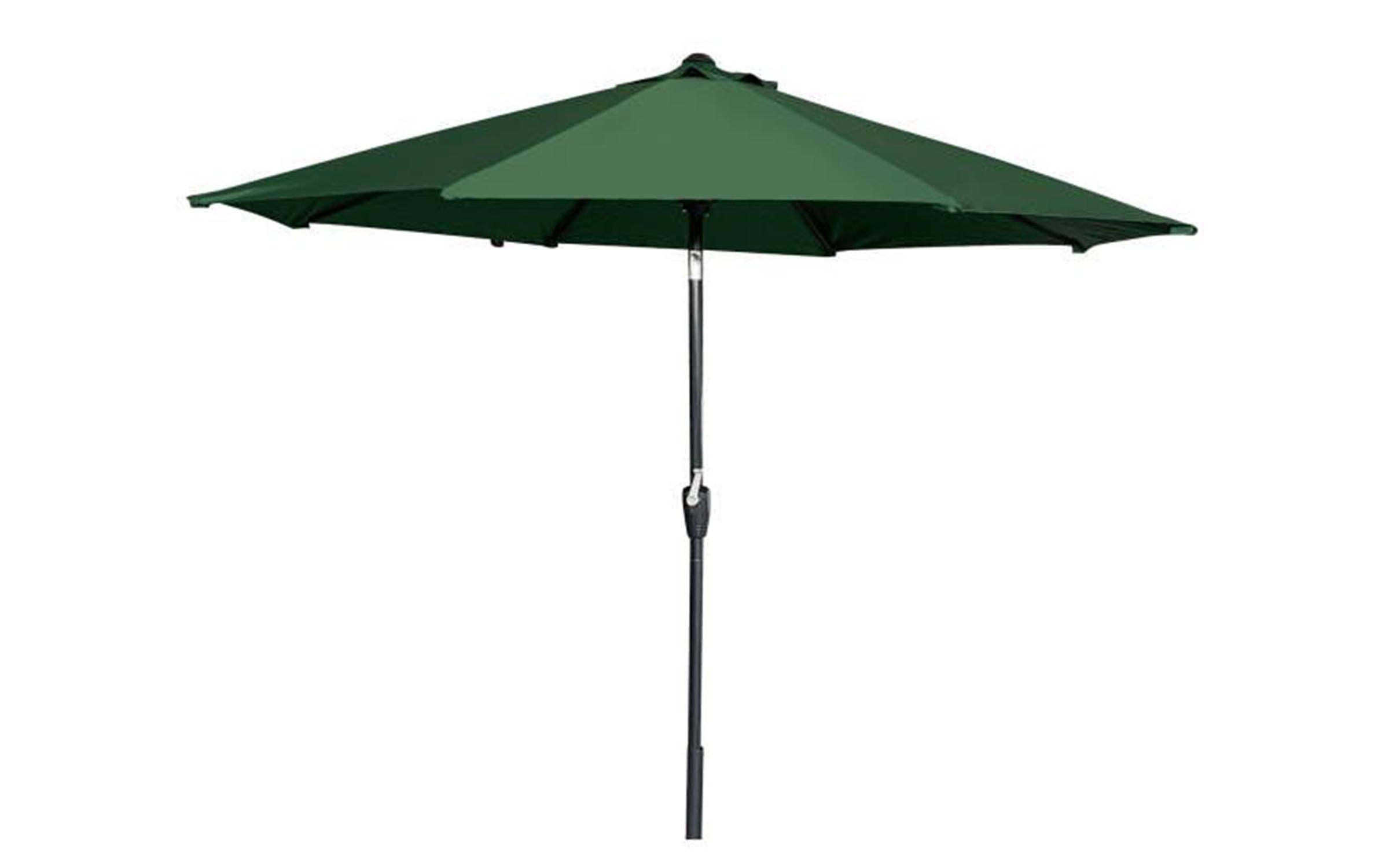Umbrela de gradina Reyman cu maner rabatabil oblic, verde  4